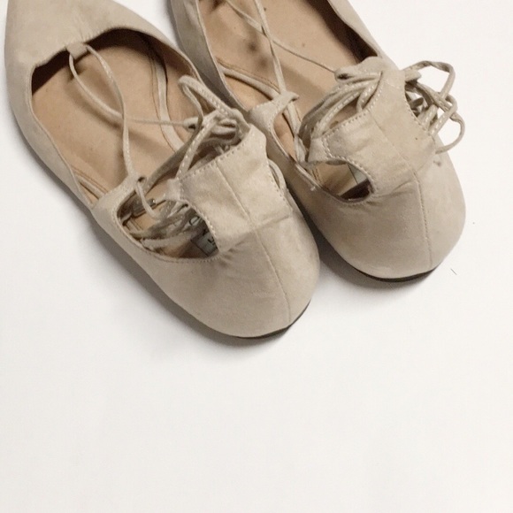 STEVE MADDEN Lace Up Le Crew Ballet Pointy Flat - Picture 9 of 11
